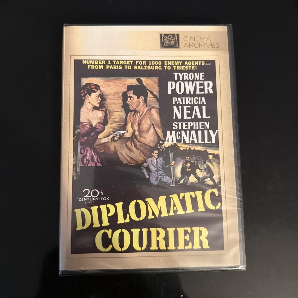 Diplomatic Courier DVD 20th Century Fox Cinema Archives, Tyrone Power New Sealed